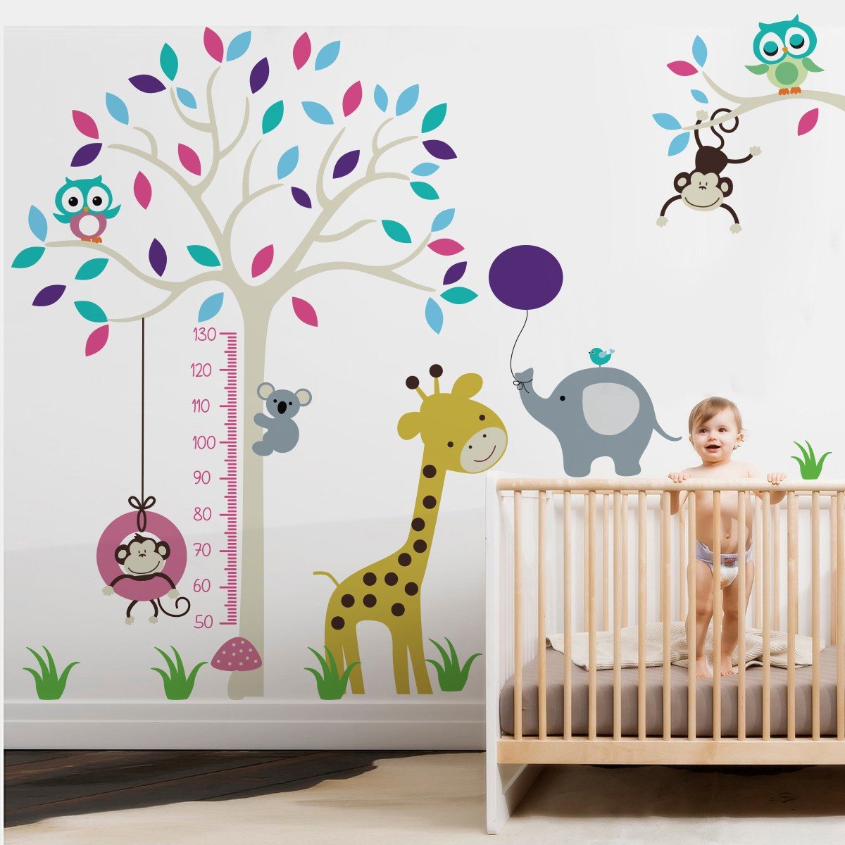 Vinilos adhesivos infantiles arboles animales ramas Colombia Bogota Medellin Cali Barranquilla Bucaramanga