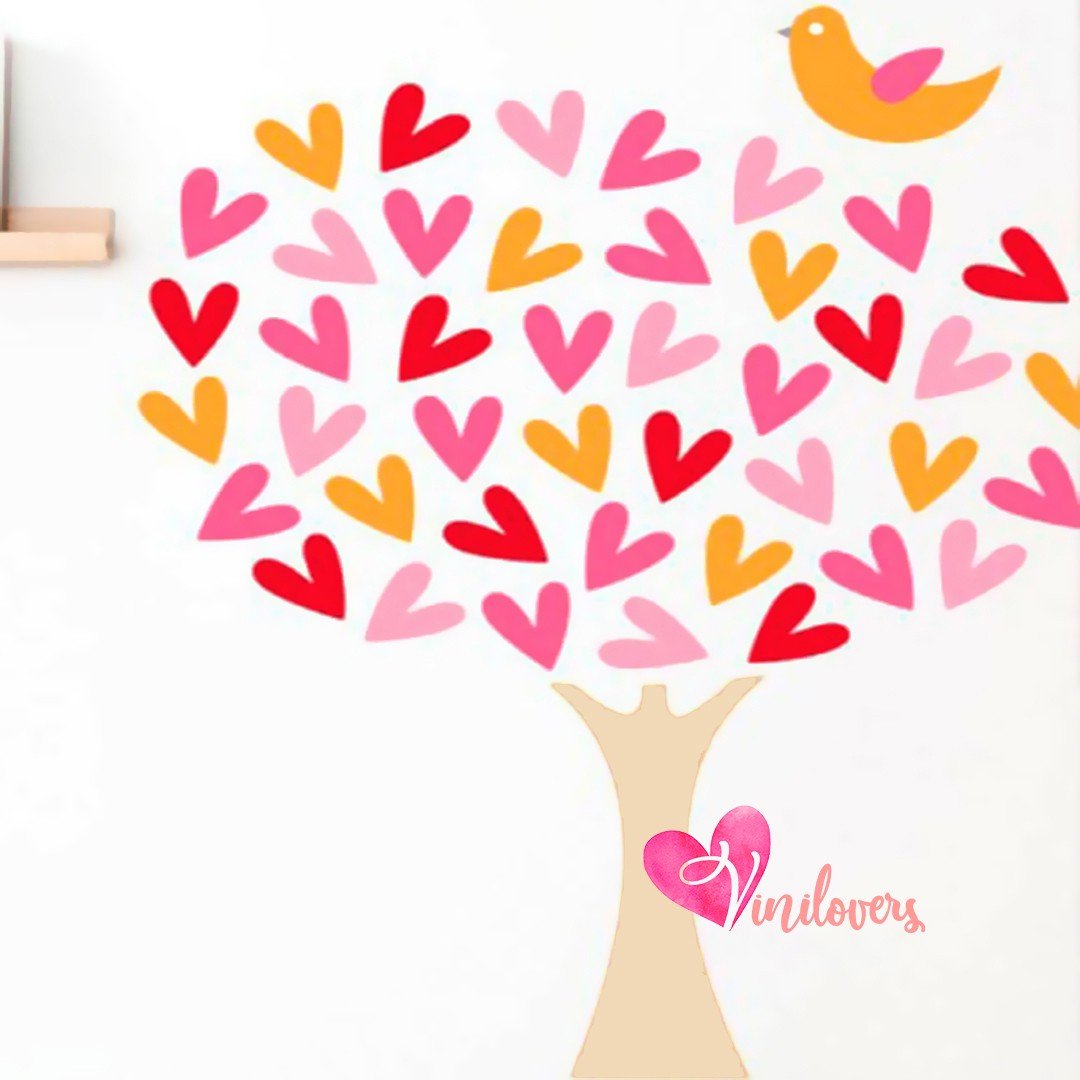 Vinilos decorativos infantiles adhesivos corazones arboles Colombia Bogota Medellin Cali Barranquilla Bucaramanga Cartagena