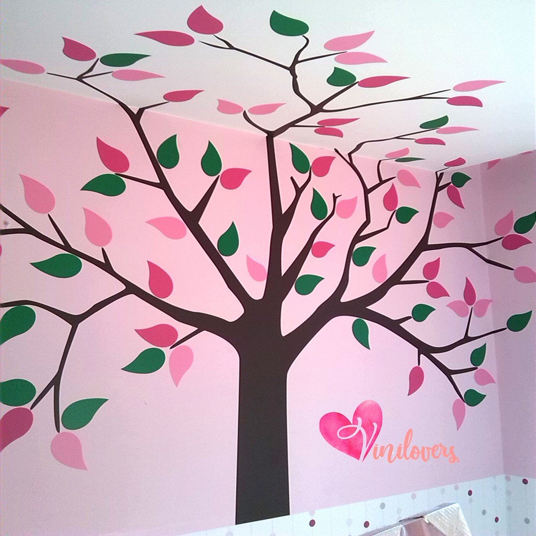 Vinilos murales decorativos adhesivos arboles ramas largas infantiles Colombia Bogota Medellin Cali Barranquilla Bucaramanga