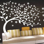 Vinilo Decorativo  Adhesivo Arbol Inclinado