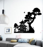 Vinilo Decorativo  Adhesivo Arbol Oriental