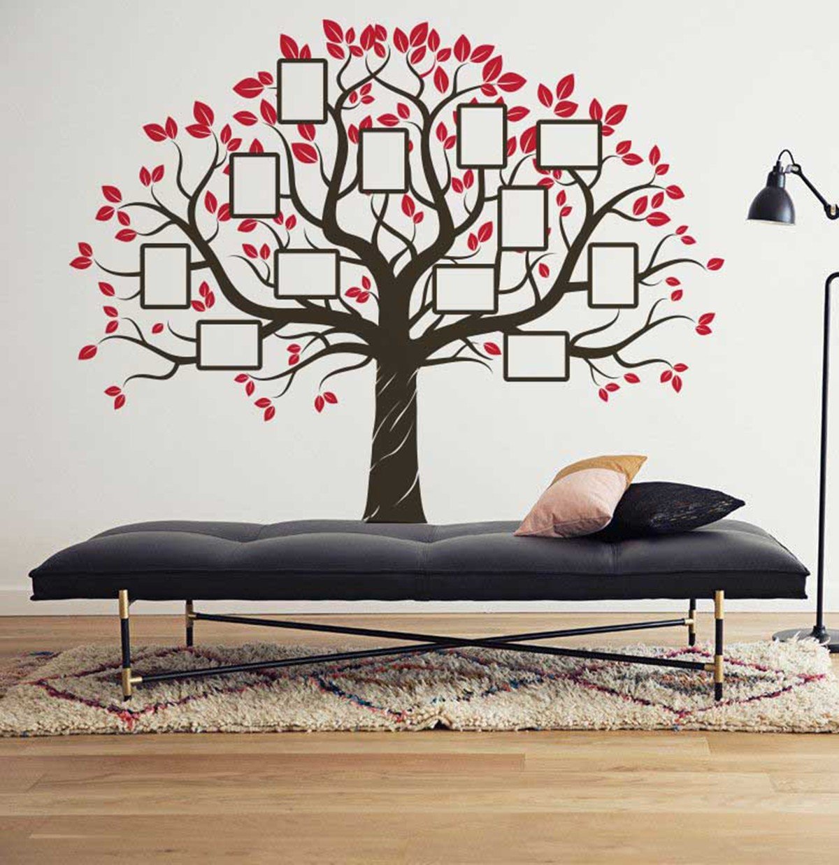 Vinilo Decorativo  Adhesivo Arbol Portarretratos