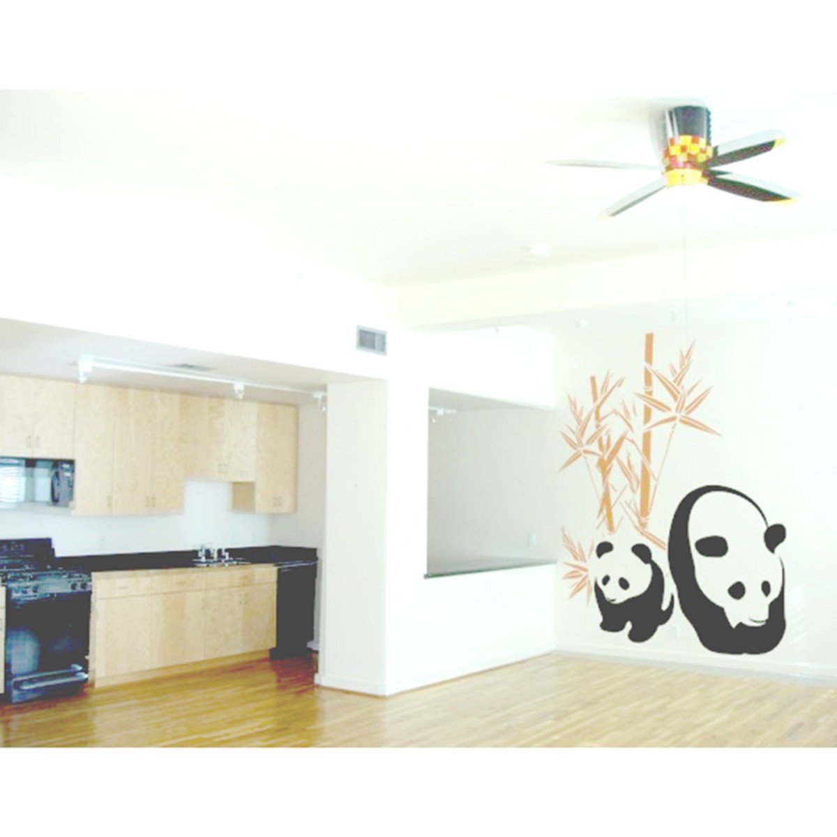 Vinilo Decorativo  Adhesivo ViniloBambú Panda