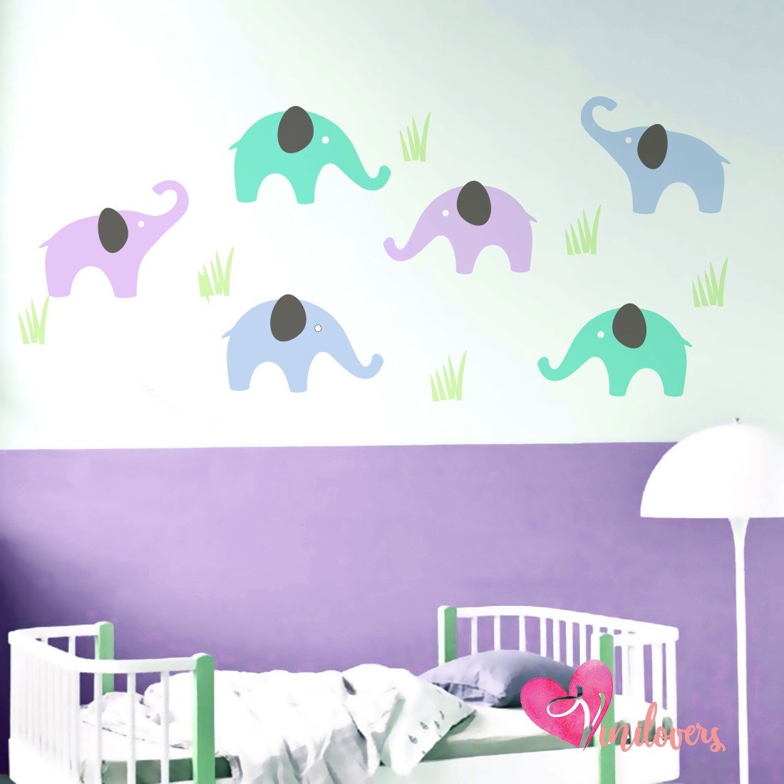 Vinilos adhesivos decorativos elefantes bebes y regalos baby shower  Colombia Bogota Medellin Cali Barranquilla Bucaramanga