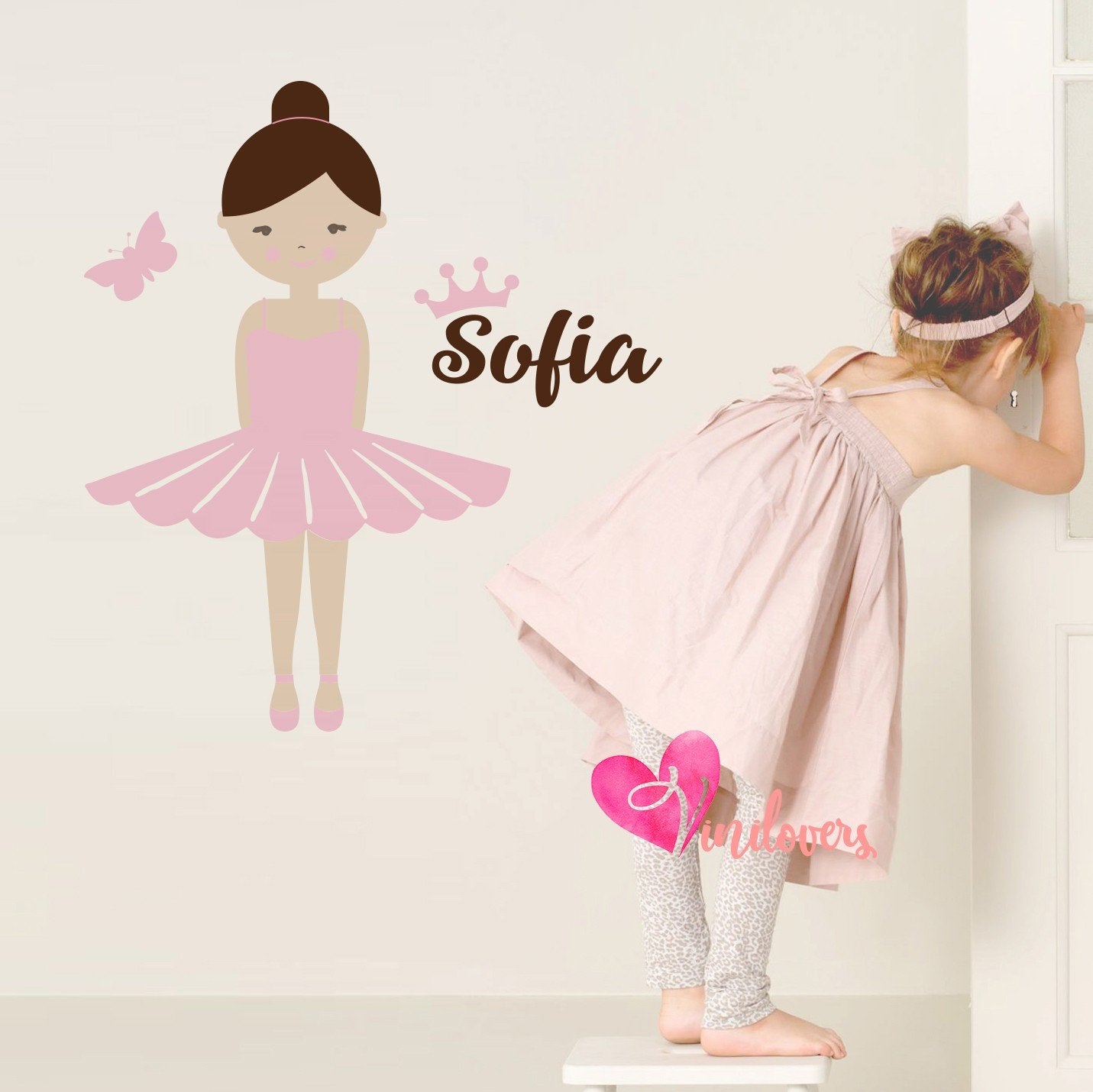  Vinilos decorativos infantiles para niñas con nombre