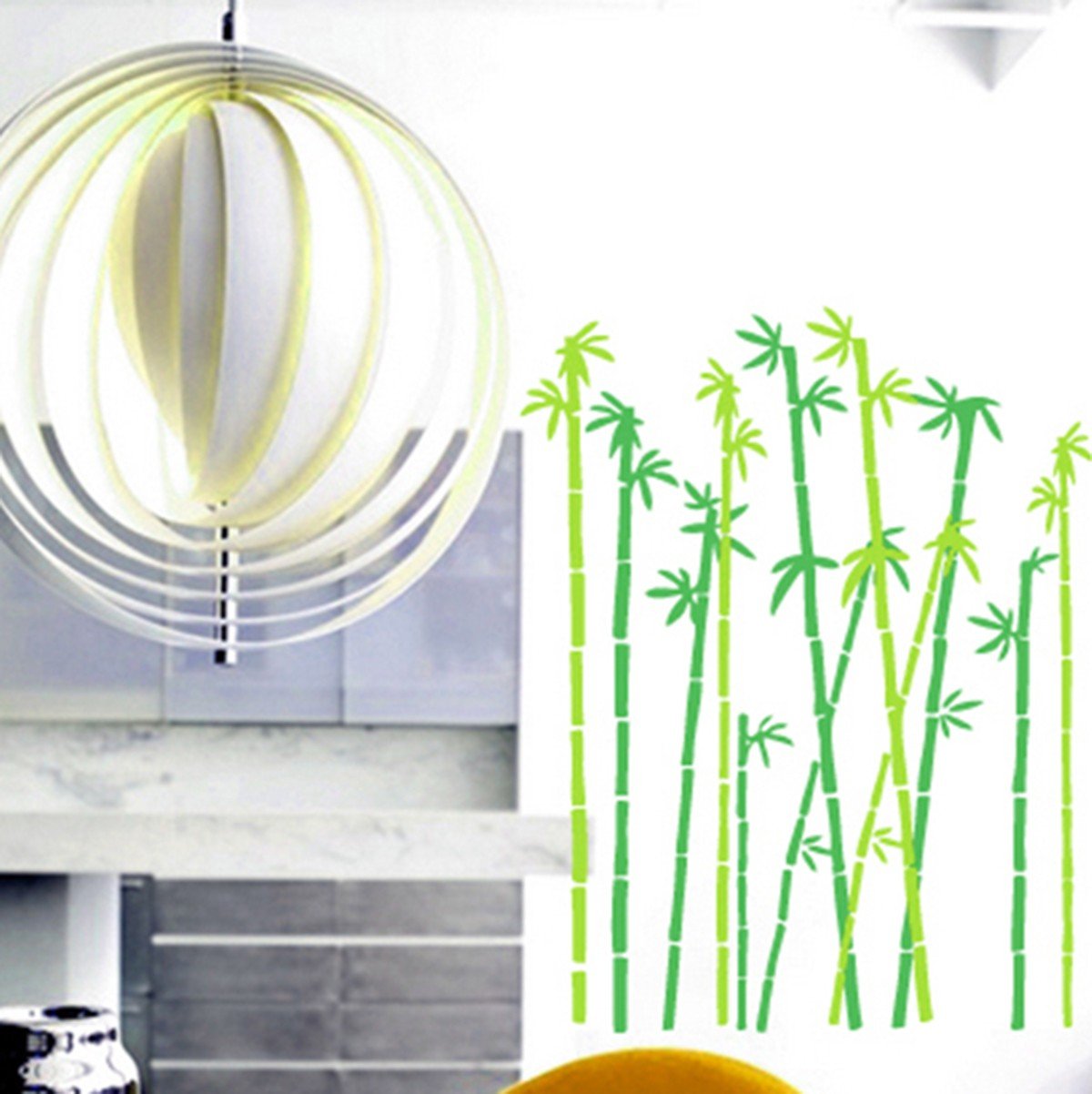 Vinilo Decorativo  Adhesivo Vinilo Bambus Sencillos