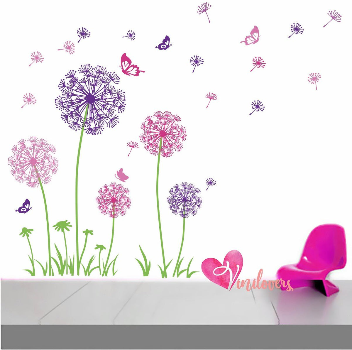 Vinilos decorativos infantiles dientes mariposas  Colombia Bogota Medellin Cali Barranquilla Bucaramanga Cartagena Ibague