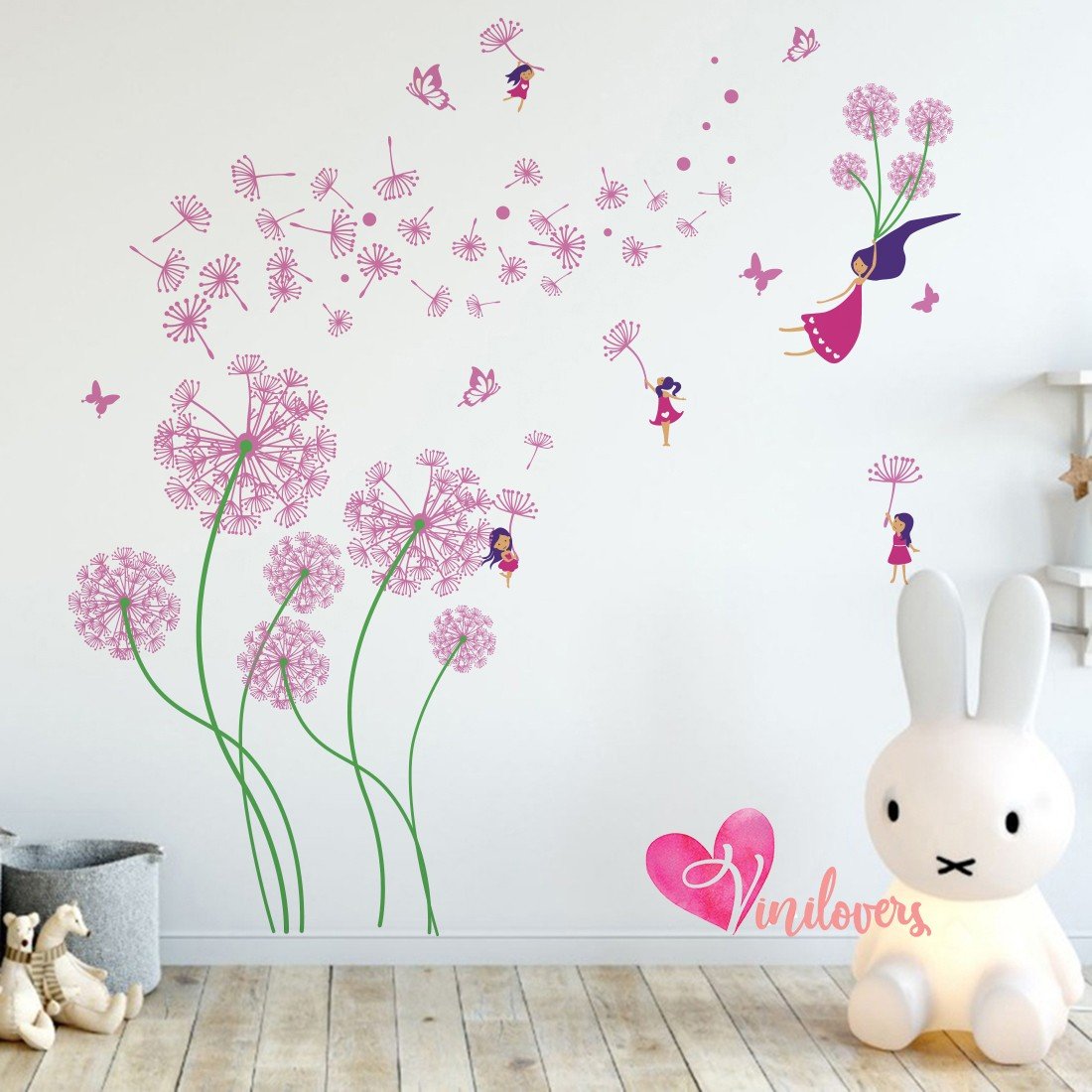 Vinilo Decorativo Adhesivo Girls Flying