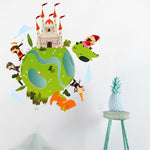 Vinilo Decorativo Adhesivo Kingdom Kids   planetas poblacion impresiones Colombia Bogota Medellin Cali Barranquilla Bucaramanga