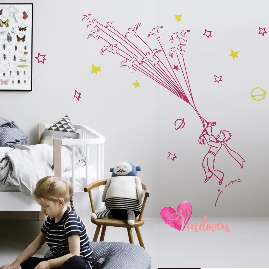 Adhesivos infantiles arboles planeta estrellas principe pajaros Colombia Bogota Medellin Cali Barranquilla Bucaramanga Cartagena
