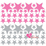 Vinilo decorativo infantil  estrellas Colombia Bogota Medellin Cali Barranquilla Bucaramanga Cartagena Ibague