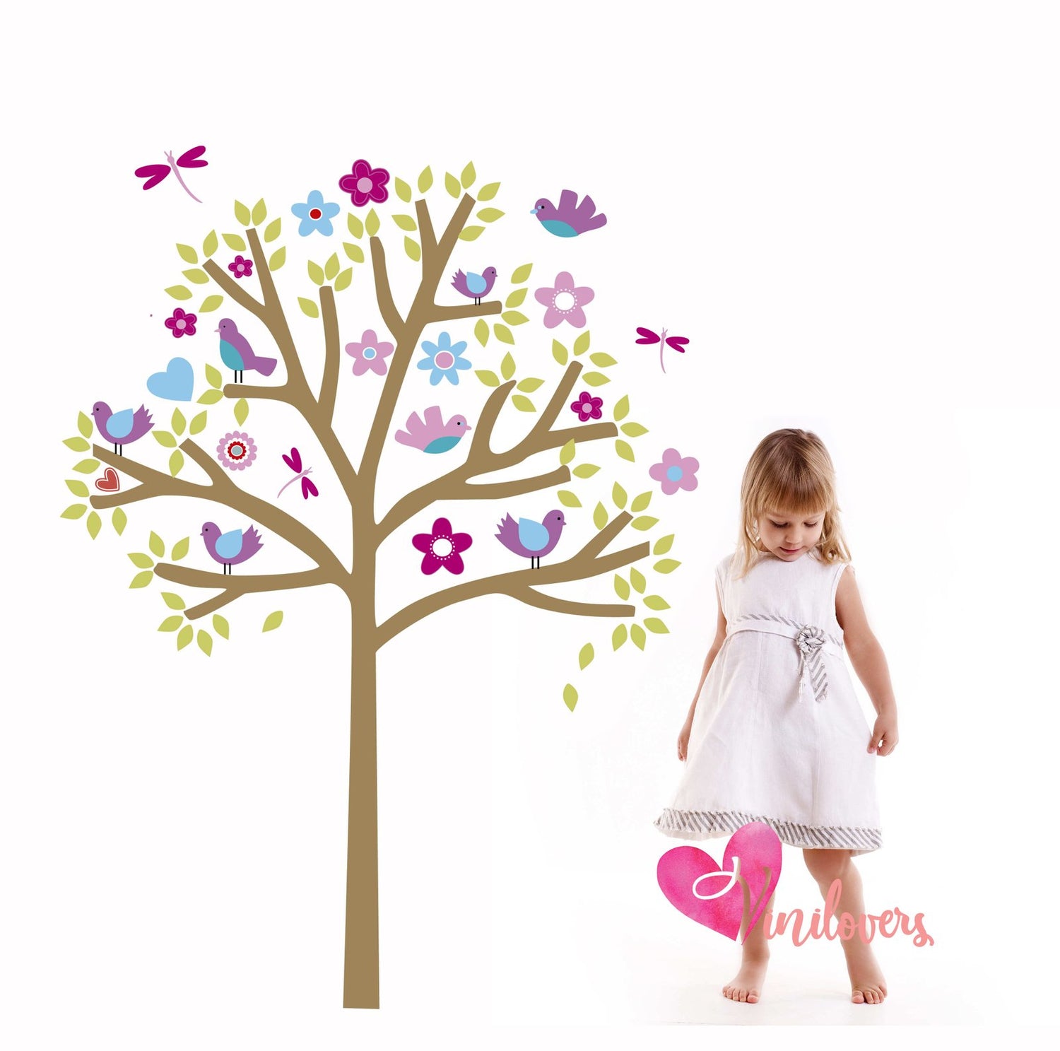 Vinilo Decorativo Adhesivo Lovely Tree