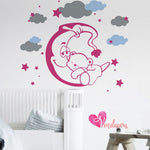 Adhesivos infantiles vinilos decorativos lunas osos estrellas nubes Colombia Bogota Medellin Cali Barranquilla Bucaramanga
