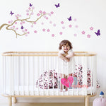 Vinilo Decorativo Adhesivo Mariposas Rama