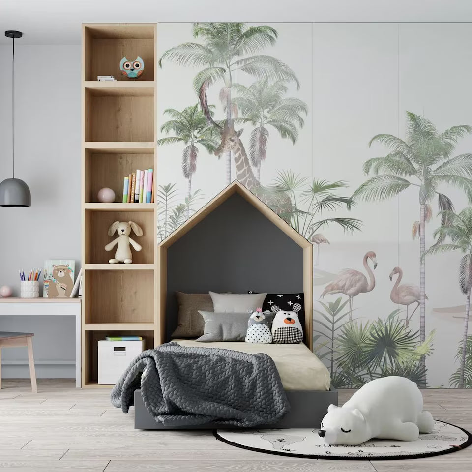 Papel Tapiz "Aventura Tropical en la Playa"