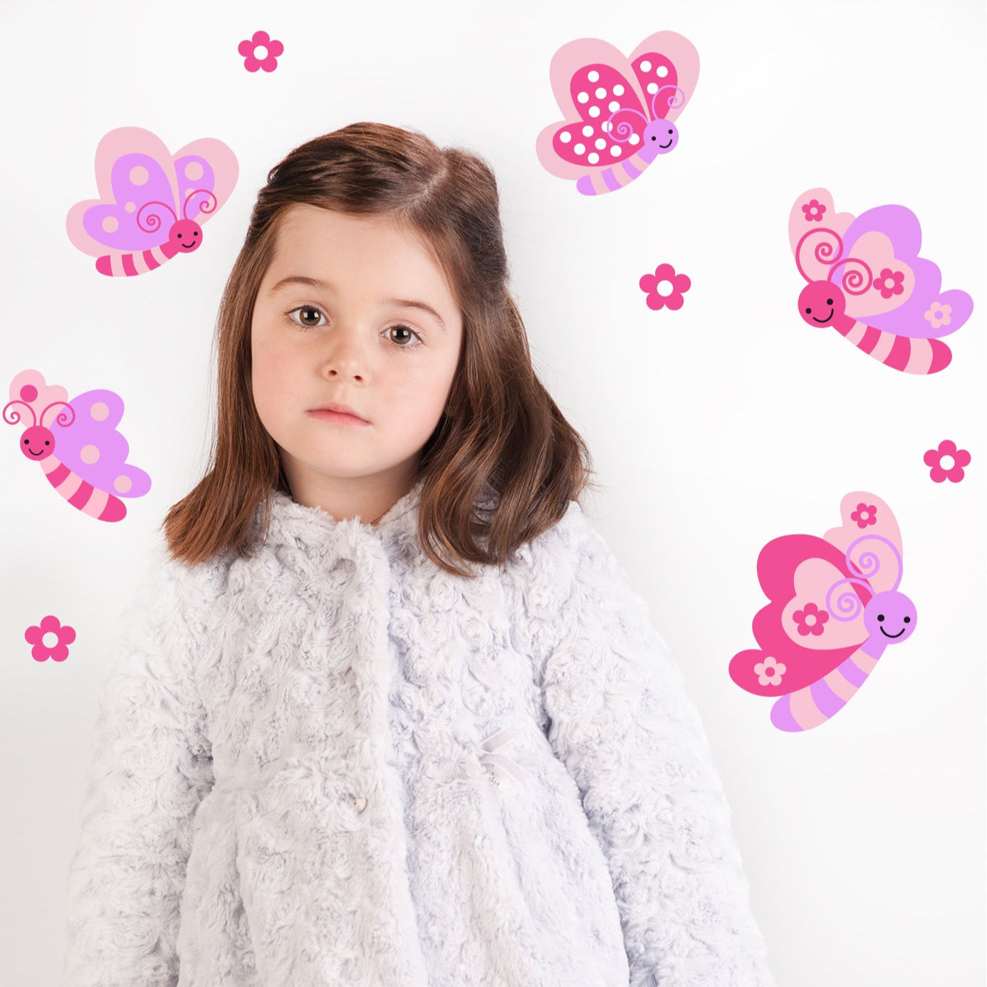 Vinilo Decorativo Adhesivo Mariposas Coloridas